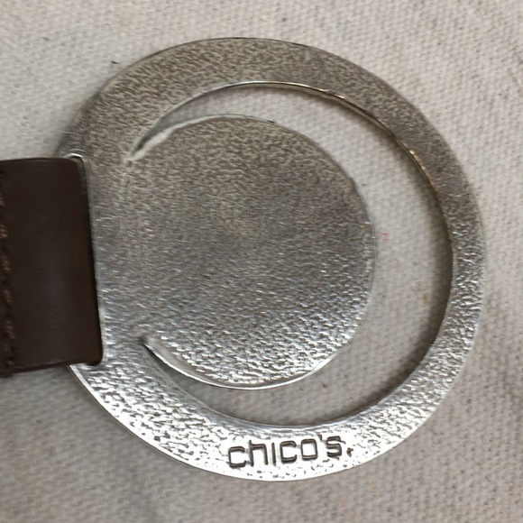 Chico’s Adjustable Leather Belt S - Picture 4 of 6
